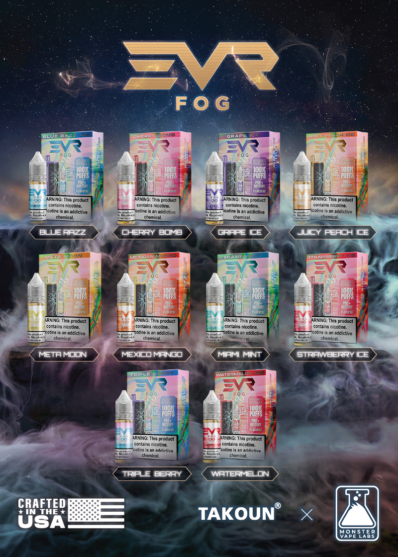 EVRFOG 100K Refillable Disposable KIT