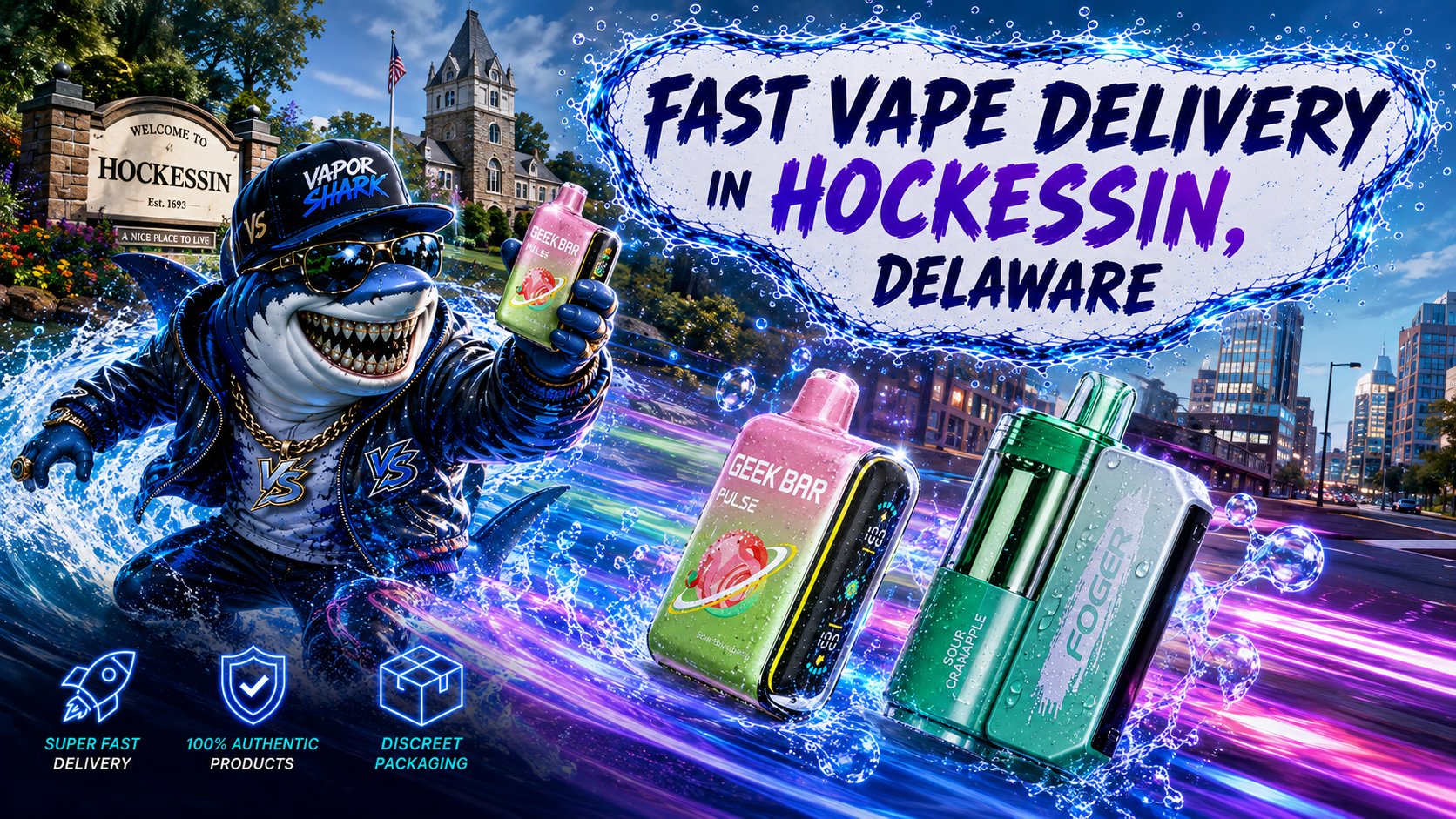 Geek Bar and Foger vape devices with fast delivery branding