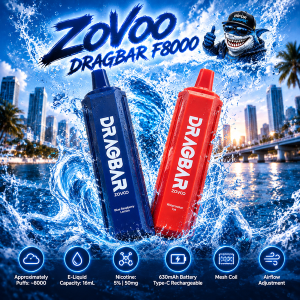 ZoVoo DragBar F8000 - Disposable Vapes