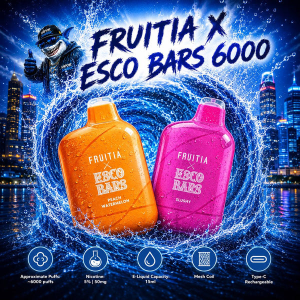 Fruitia X Esco Bars 6000 - Disposable Vapes
