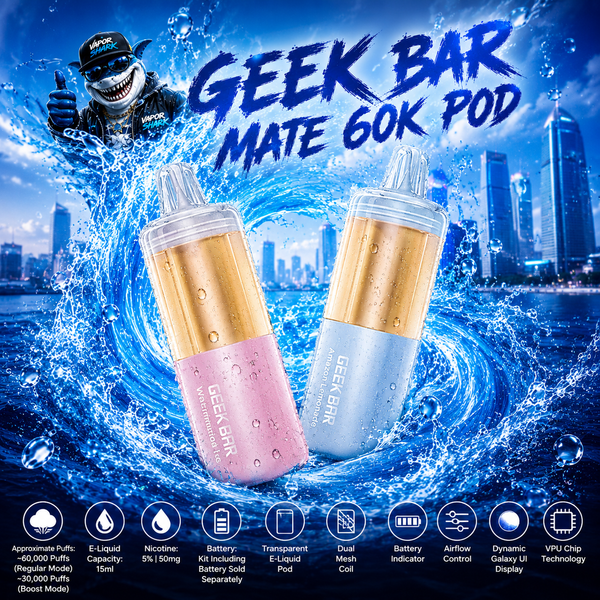 Geek Bar MATE 60K POD - Disposable Vapes
