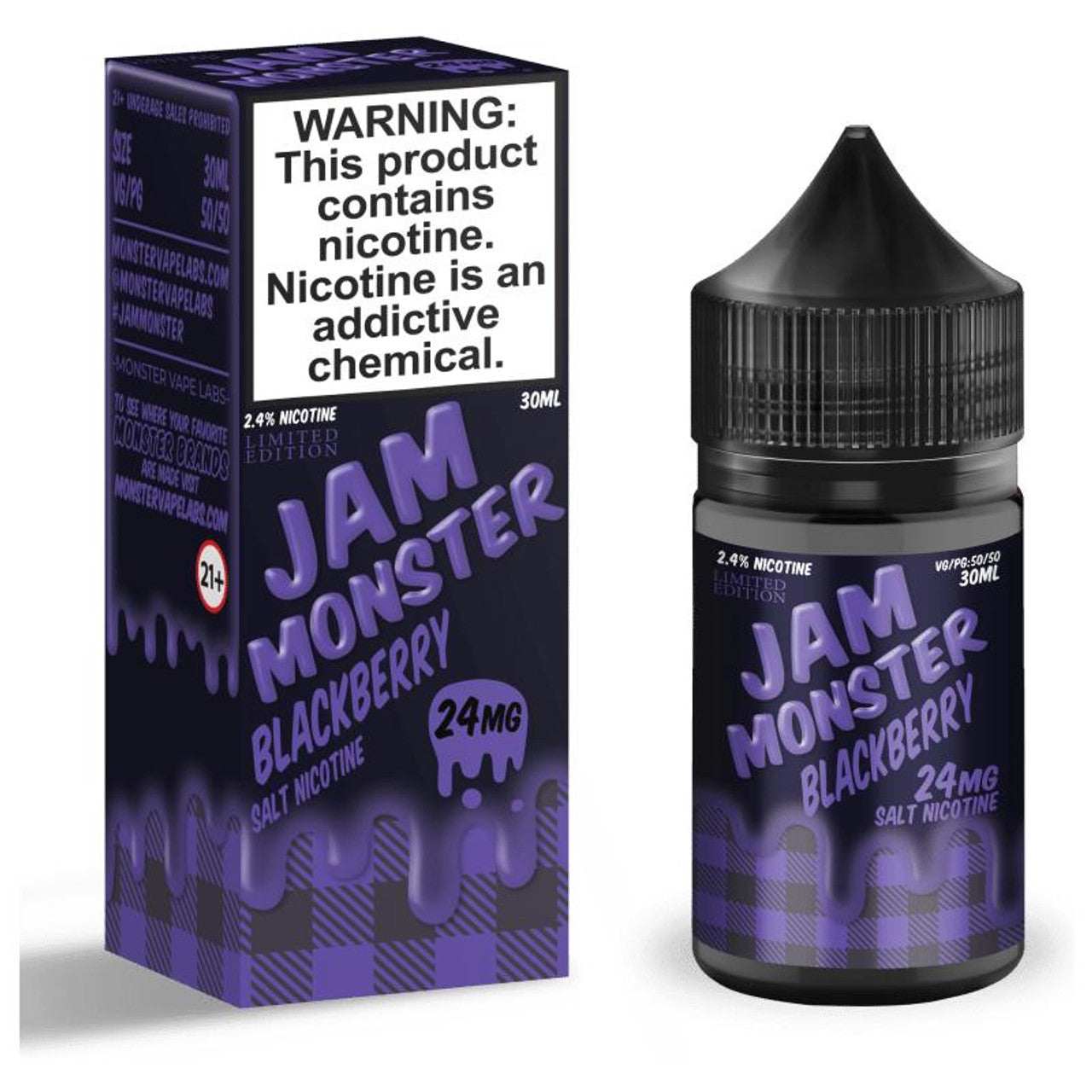 Jam Monster Salt Nic Premium E-Liquid 30ml