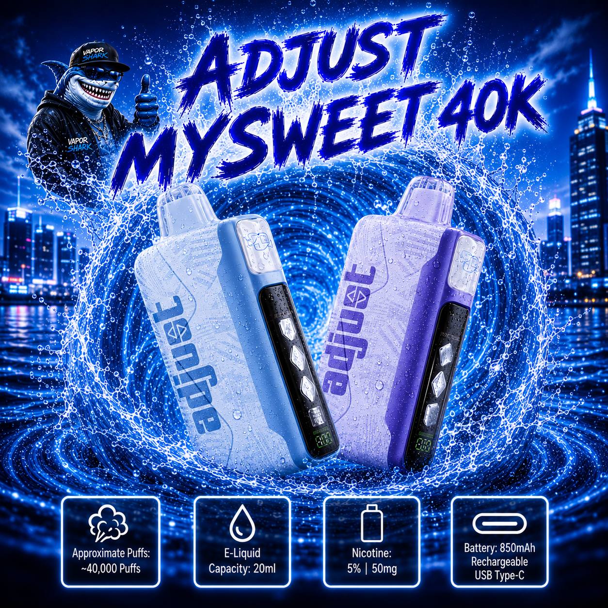 Adjust MySweet 40K