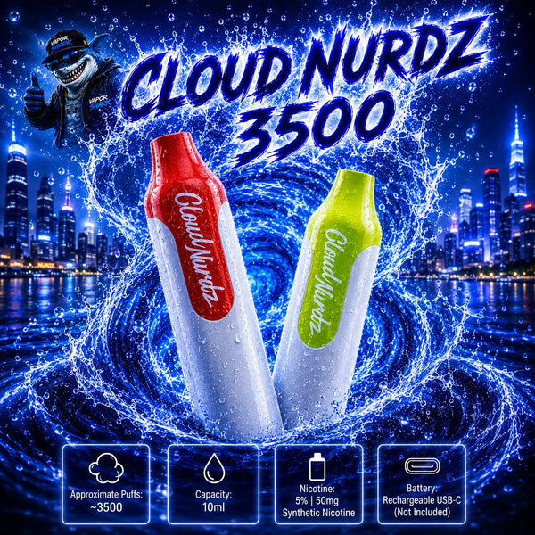 Cloud Nurdz 3500 - Cloud Nurdz Vapes