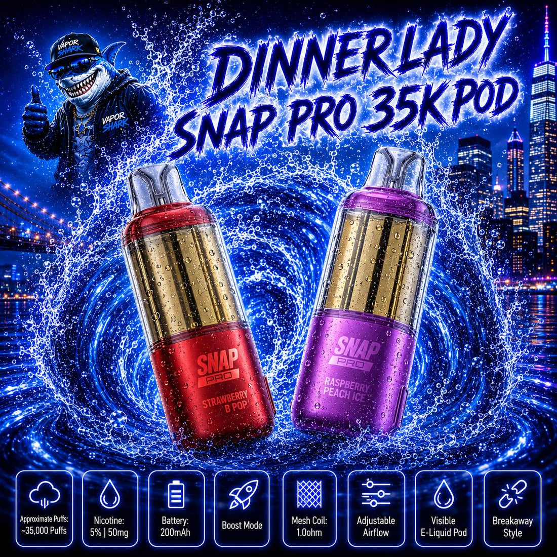 Load image into Gallery viewer, Dinner Lady Snap Pro 35K POD
