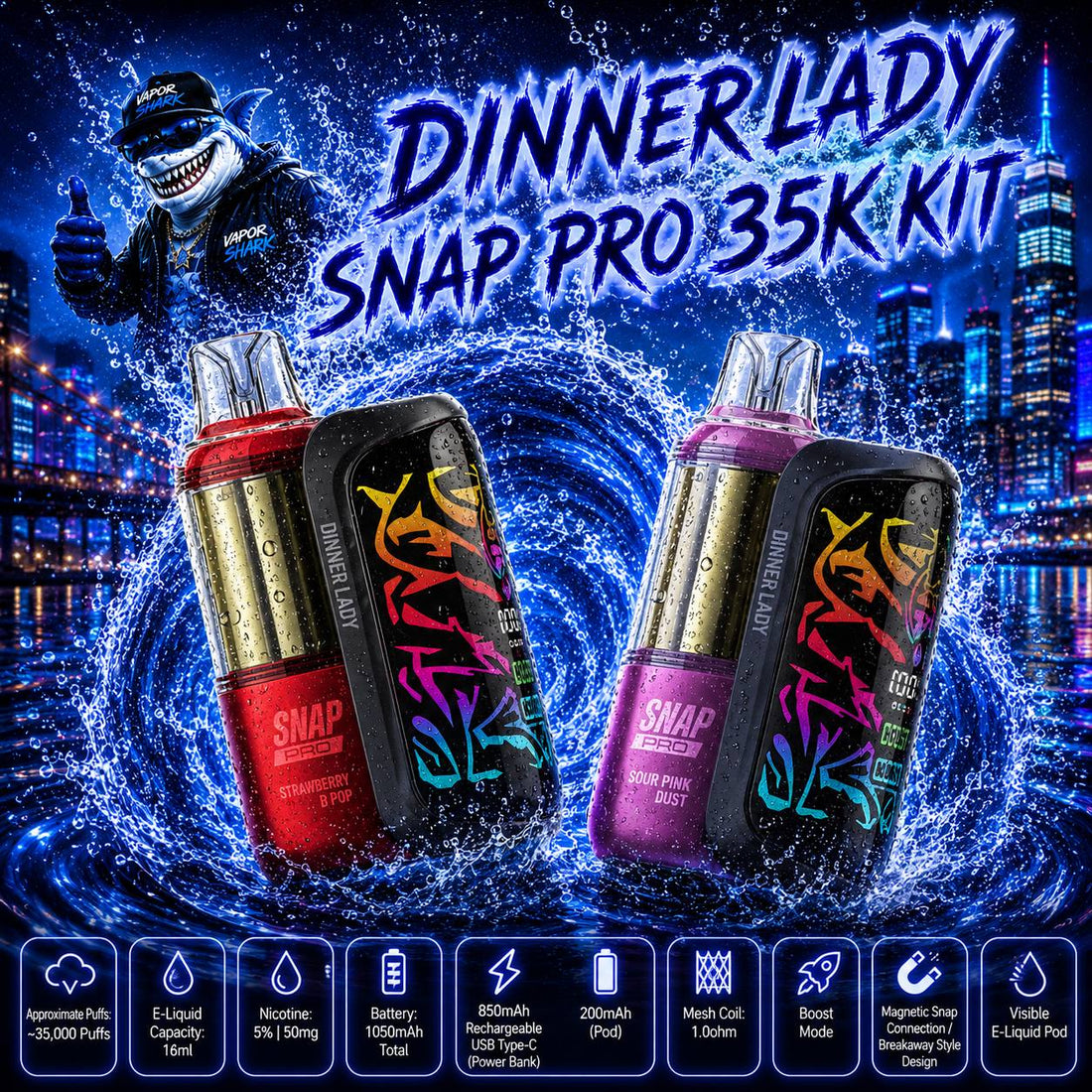 Load image into Gallery viewer, Dinner Lady Snap Pro 35K KIT
