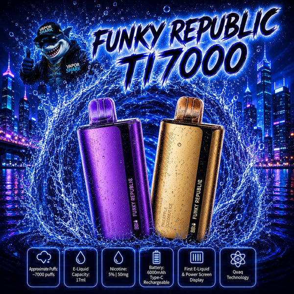 Funky Republic Ti7000 - Disposable Vapes