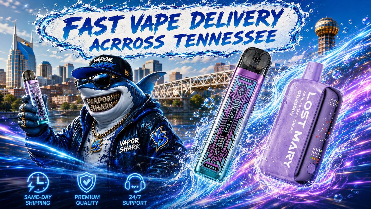 Lost Mary and Lost Vape disposable vapes with sleek purple designs, water droplets, and modern premium finish.